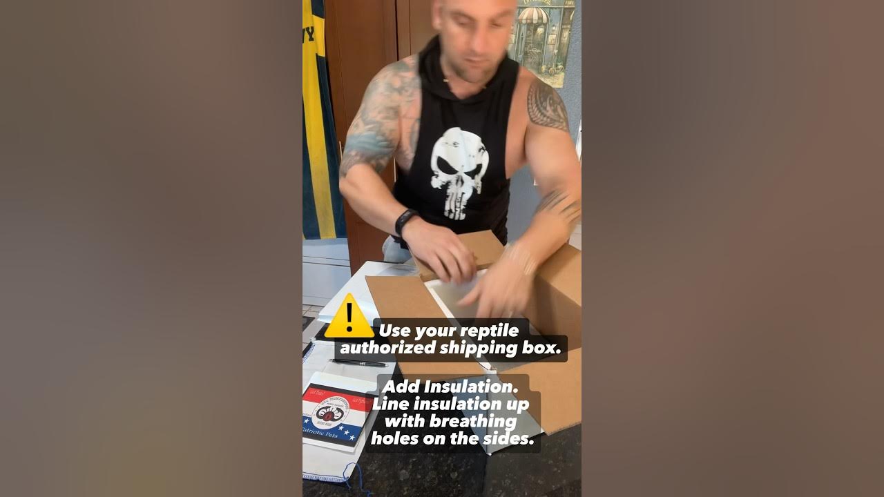 How to ship a snake using reptiles2you and FedEx. #animals #mail #fedex