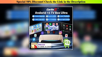 First Look 2025 Carlinkit Android 15 Wireless CarPlay Android Auto Ai Box Video Adapter 8+256GB GPS