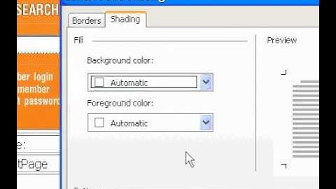 Microsoft Office FrontPage 2003 Add a background picture to a table