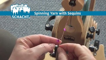 Spinning Yarn with Sequins