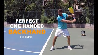 How To Hit Perfect One Handed Backhand (TENFITMEN - Episode 139)
