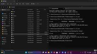 How to compress file using cmd