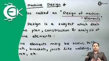 Definitie van machineontwerp - Inleiding tot machineontwerp - Machineontwerp