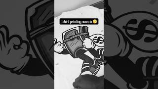 T-shirt making ASMR🫠 #customtshirts #oversizetshirt #tshirtdesign #moneymindset