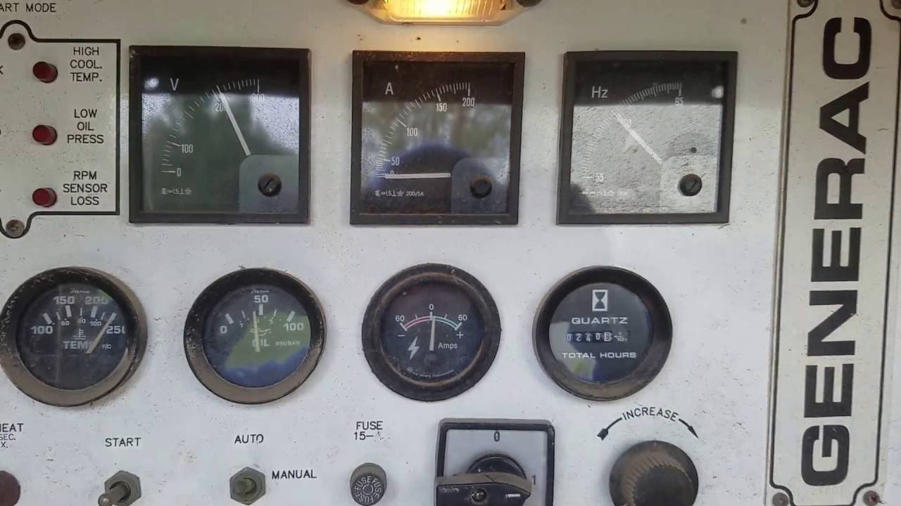 45Kw Generac Generator - YouTube