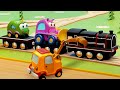 Мультики для малышей — Мокасы устроили гонки на поезде! Игры в машинки