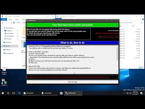 AppCheck Anti-Ransomware : Wcry Ransomware(.wcry) Block Video