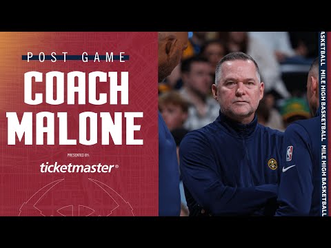 Nuggets Postgame Media: Coach Malone | BOS vs. DEN