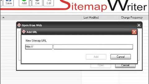 Sitemapwriter - Open XML sitemap directly from web server