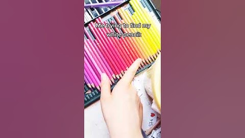 Me trying to find my white colored pencil