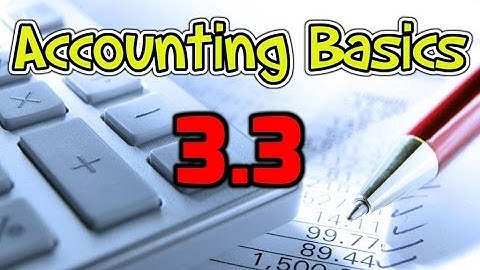 Accounting Basics 3.3: Accrued Expenses