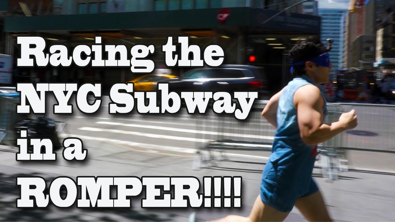 Racing the NYC Subway in a ROMPER!!