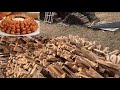A Bloomin’ Onion In The Woodyard #fail #firewood #stacking #outdoors #exercise #wood