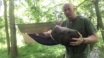 Setting up a Snugpak Hammock Under Blanket with Ian Nairn