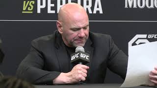 Dana White UFC 295 postfight press conference