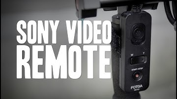 SONY A7RIII - Remote to Start Stop Video