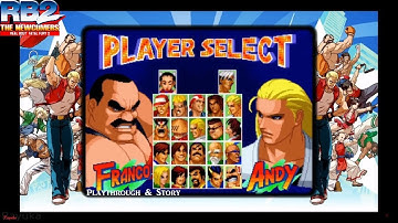 Real Bout Fatal Fury 2: The Newcomers - Playthrough & Story: Franco Bash