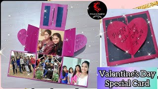 How to make Valentine's Day Special Card|DIY Handcraft Ideas|Folding Gift Card|DIY Gift Card