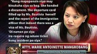 24 Oras (110711)  Ramona Bautista, nakunan ng CCTV sa airport bago umalis