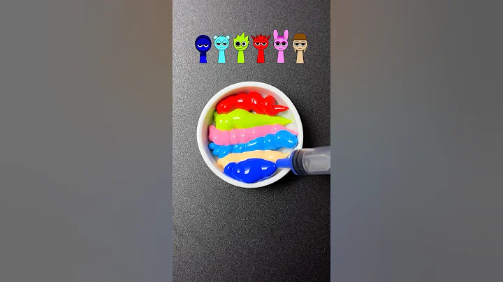 Sprunki satisfy mixing Guess the mixed color #satisfying #sprunki #sharkzhan