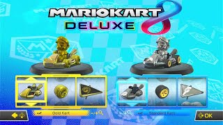 Mario Kart 8 Deluxe - Gold Mario VS Metal Mario