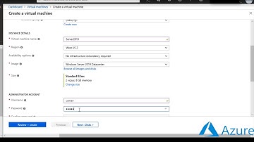 How to install window server 2019 in azure