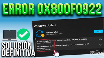 ✅ REPARAR el error de actualización de Windows 0x800f0922 💻 [2025]