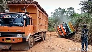 How is the Truck driving through the Off-road bad roads !! Failed Overloading trucks