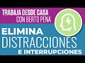 Trabajar desde Casa (5): Distracciones e Interrupciones