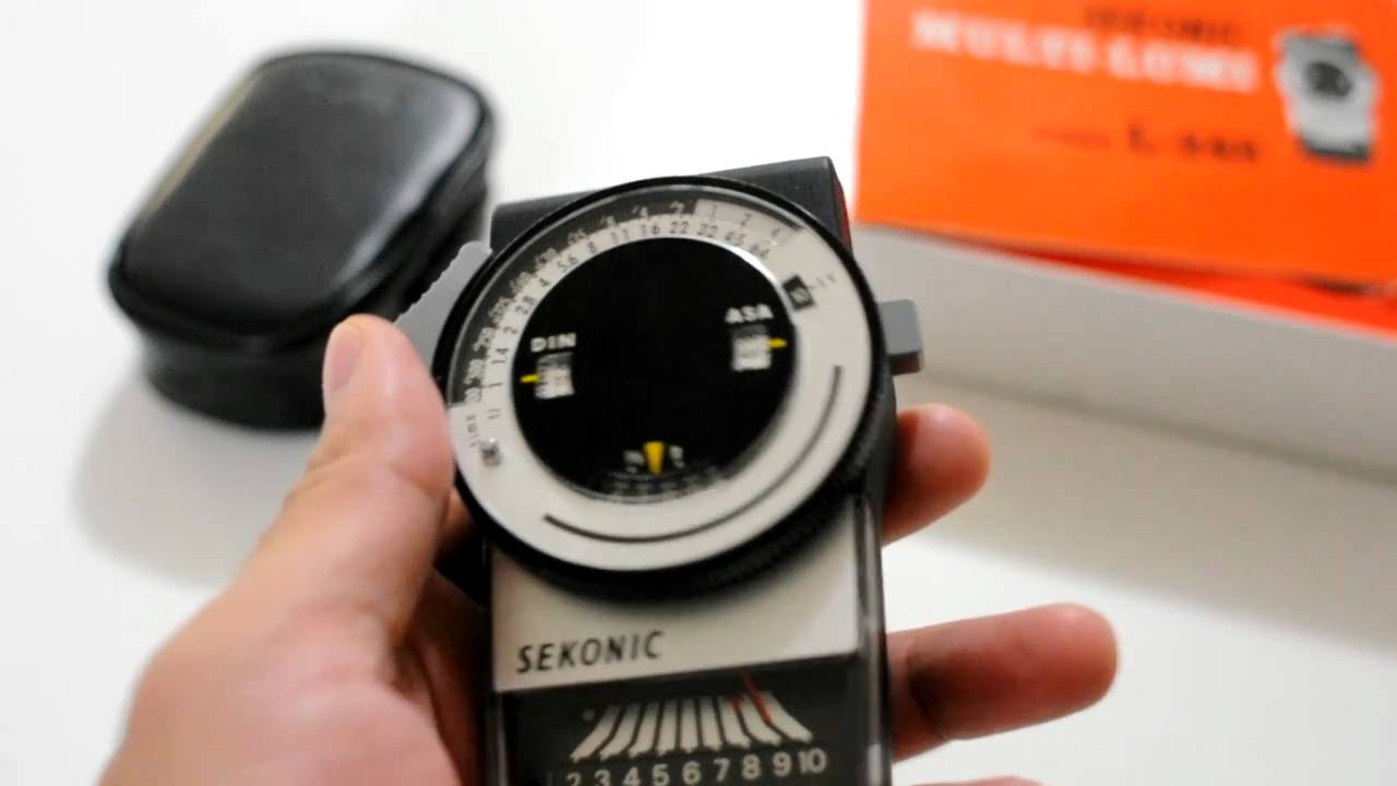 Sekonic Multi-Lumi L-248 Light Meter - YouTube