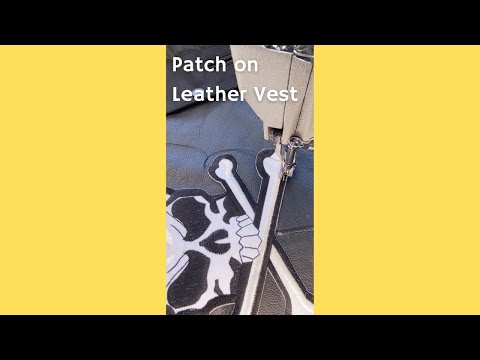 Video: Patches op een leren vest naaien (met afbeeldingen)