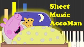 How To Play Peppa Pig Lullaby Piano Sheet Music
