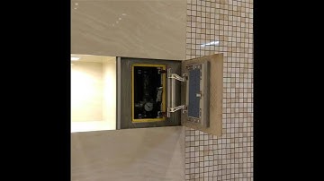 Luxury access door for install a tile
