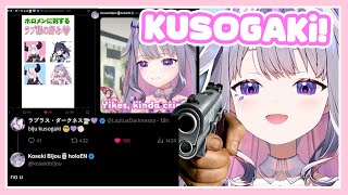 Biboo's Witty Response To Lap+ Tweet Calling Her A Kusogaki...【Koseki Bijou / HoloEN】