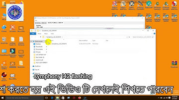 Symphony L42 Fashing By Cm2 Dongle