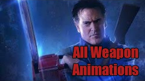 All Melee Weapon Animations And Finshers (Evil Dead: The Game)