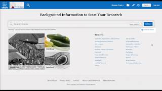 Using Credo Reference Tutorial