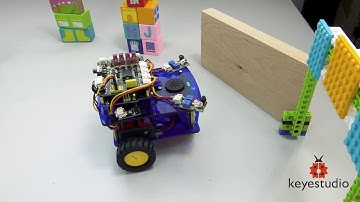 KEYESTUDIO Desktop Bluetooth Smart Robotic Car V3.0 for Arduino Support Android, iOS Control