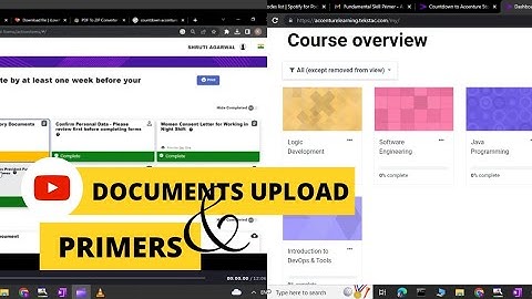 Accenture Primers & Document Upload | Summary Of Primers & Document Upload Session | #ShrutiSAgarwal