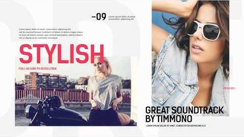 Clean Modern Slideshow-After Effects Template Videohive