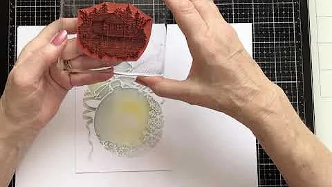 Sweet Poppy Stencils very quick Christmas Card !