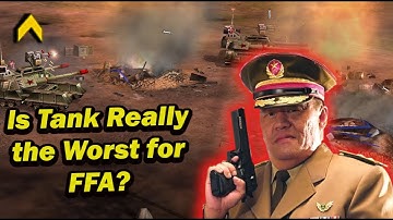 Defcon Free For All vs Fuerza | Tank General - C&C Zero Hour