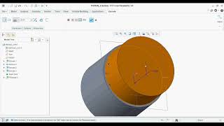 how to create piston part modeling and drawing in creo