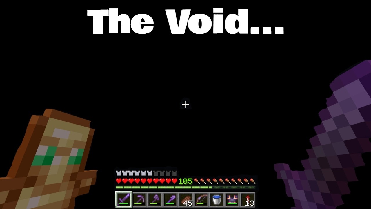 I Explored the Void in Survival Minecraft… - YouTube