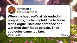 When my husband's affair ended in pregnancy, his family told me to leave. I didn't argue I said...