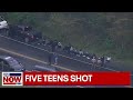 5 teens shot at senior skip day event  livenow from fox