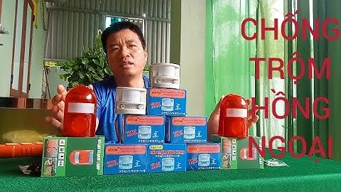 BỘ BÁO ĐỘNG CHỐNG TRỘM CẮP HỒNG NGOẠI CÒI ĐÈN KÊU TO BẢO VỆ TÀI SẢN NGÔI NHÀ BẠN AN TOÀN