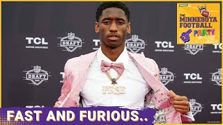 Minnesota Vikings Jordan Addison Clocked At 140MPH! | Locked On Sports MN Roundtable