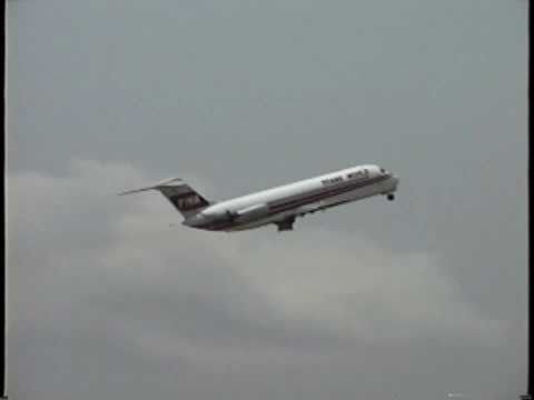 TWA McDonnell Douglas DC-9-31 Departing MIA