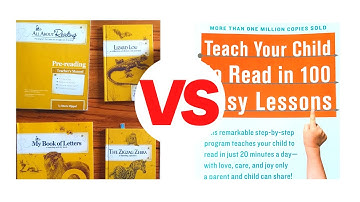 Teach Your Child to Read in 100 Easy Lessons VS. All About Reading